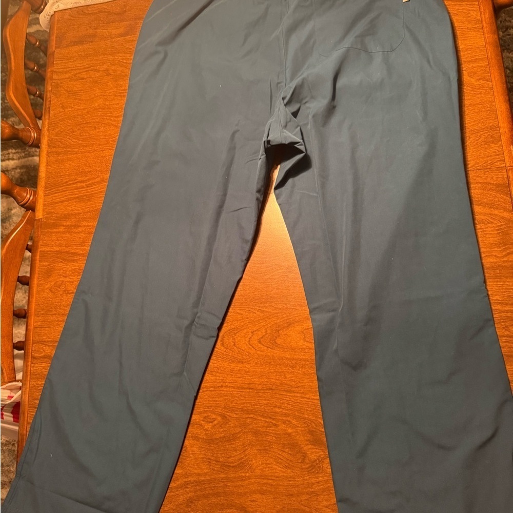 Women's Medelita Blue Scrub Pants, XLarge - Picture 7 of 8